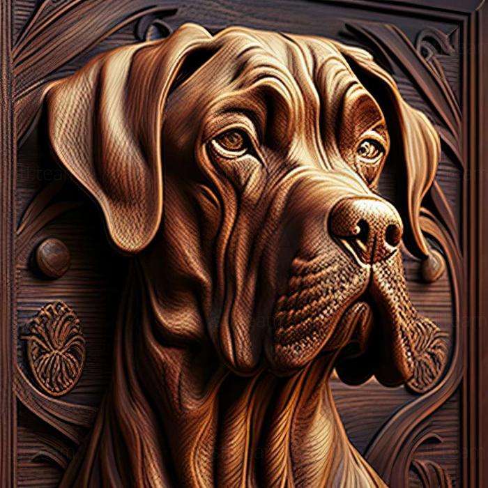 Animals Great Dane of Bordeaux dog